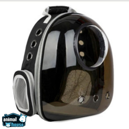 MORRAL TRANSPARENTE CON CAPSULA