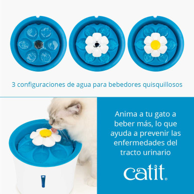 FUENTE FLOR CATIT 2.0 CON LUZ LED