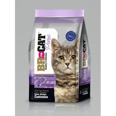 BR FOR CAT CASTRADO X 3 kg