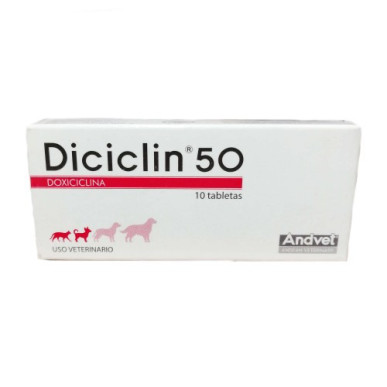 DICICLIN 50 CAJA X10 TABS