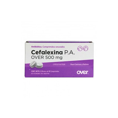 CEFALEXINA 500mg OVER XBLISTER
