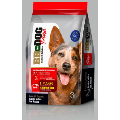 BR FOR DOG PURE ADULTO CORDERO X 10 KG