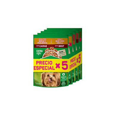 DOG CHOW HUMEDO PACK SURTIDO x 5 100gr