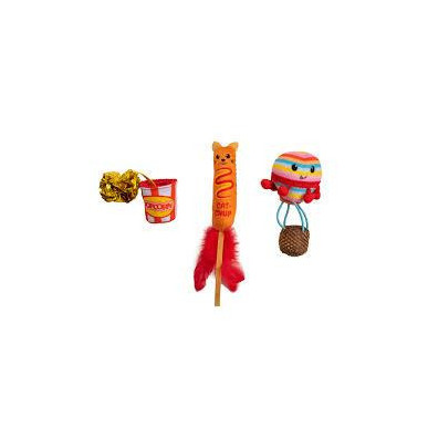 JUGUETE CATSTAGES GATO FRISKY PAWRTY 3PK