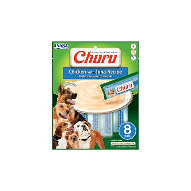 CHURU SNACK  DOG POLLOATUN 8UND160 gr