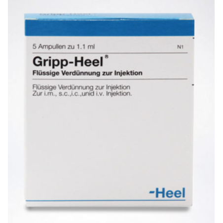 GRIPP HEEL Caja X 5 Ampollas X 1.1 ml 