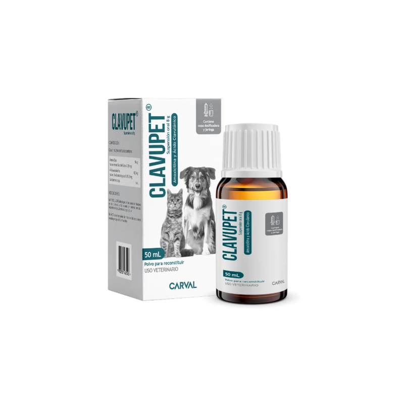 CLAVUPET SUSP ORAL X 8 gr
