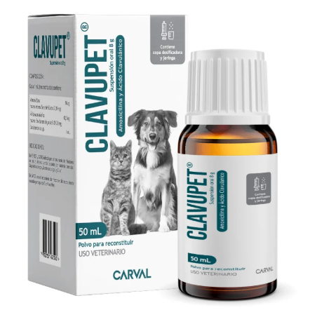 CLAVUPET SUSP ORAL X 8 gr