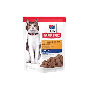 HILLS F ADULT 7 POUCH CHICKEN X 79 gr