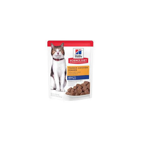 HILLS F ADULT 7 POUCH CHICKEN X 79 gr