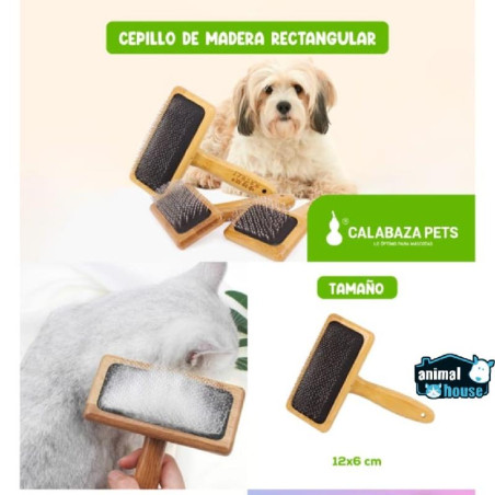 CEPILLO DE MADERA RECTANGULAR