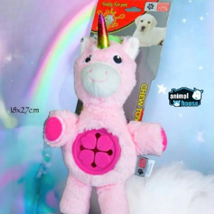 JUGUETE PELUCHE DISPENS UNICORNIO 18X27c