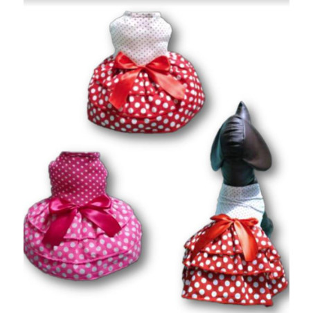 VESTIDO PUNTITOS XXS