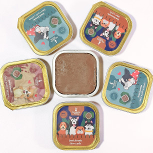 SNACK HUMEDO DOG POLLOSALMONX 100 gr