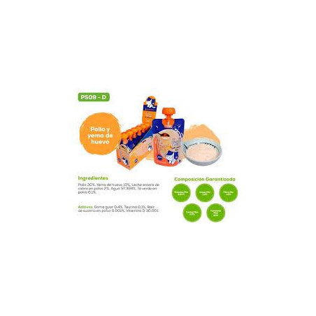 CREAMY BATIDO POLLO Y YEMA DE HUEVO X6