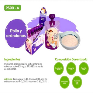 CREAMY BATIDO POLLO Y ARANDANOS X6