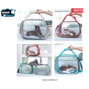 BOLSO TRANSPATENTE PLEGABLE PAW