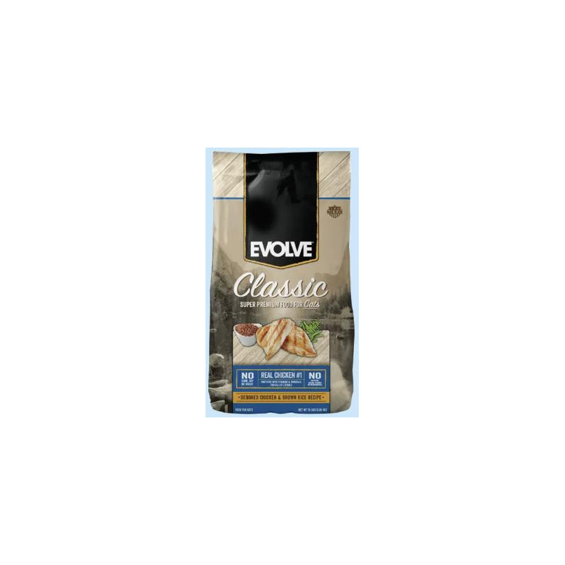 EVOLVE CAT ADULT CHIKENRICE POLLO 15 Lb EVOLVE CAT ADULT CHIKENRICE POLLO 15 Lb