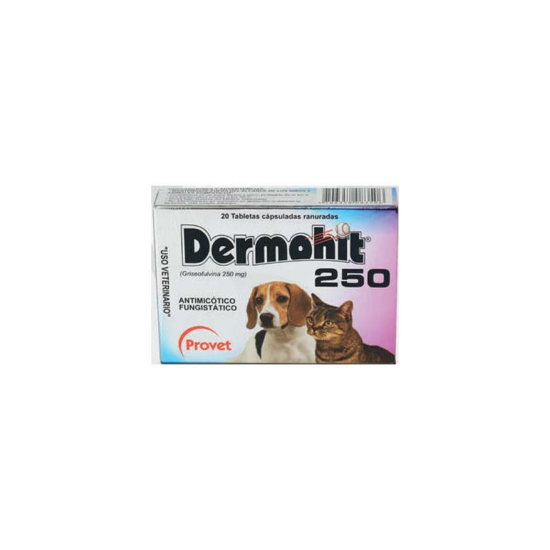 DERMOHIT 250 CAJA X 20 Tabletas