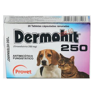 DERMOHIT 250 CAJA X 20 Tabletas