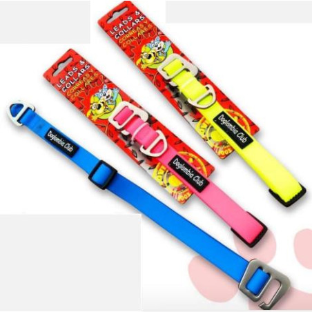 COLLAR SUMMER DOGLOMBIA Amarillo1.5 cm