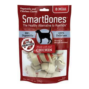 SNACK SMARTBONES CHICKEN X8 UND 112gr