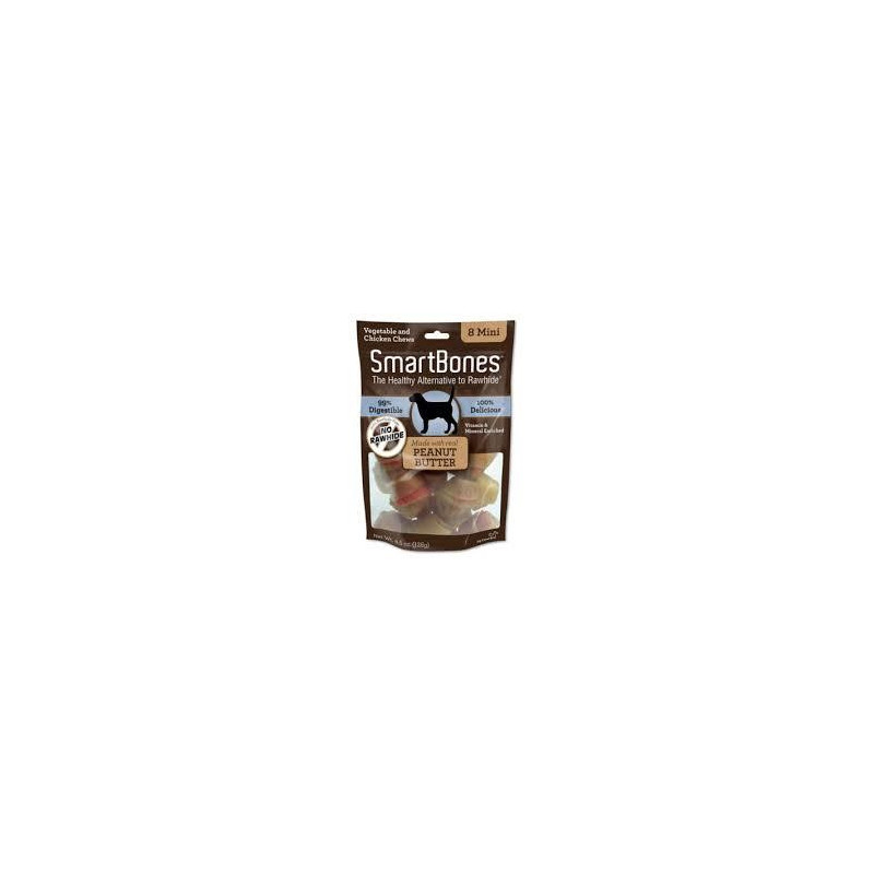 SNACK SMARTBONES MANTEQUILA MANI X8
