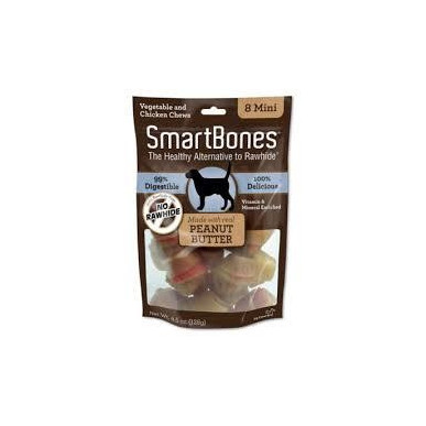 SNACK SMARTBONES MANTEQUILA MANI X8