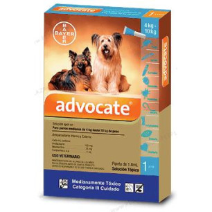 ADVOCATE PERRO X 1.0 ml 4-10 kg