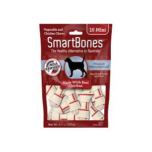 SNACK SMARTBONES CHICKEN MINI X 16 PK