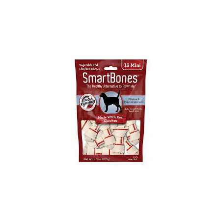 SNACK SMARTBONES CHICKEN MINI X 16 PK