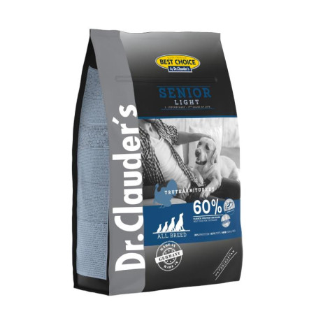 DR CLAUDERS DOG SENIOR LIGHT 4 KG
