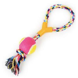 JUGUETE LAZO PELOTA MULTICOLOR