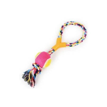 JUGUETE LAZO PELOTA MULTICOLOR