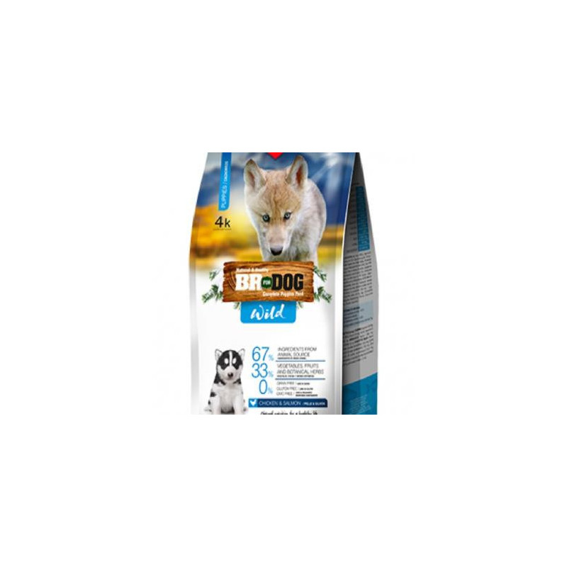 BR FOR DOG WILD PUPPY POLLOSALMON X2 KG