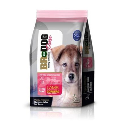 BR FOR DOGS PURE PUPPY CORDERO X 3 kg