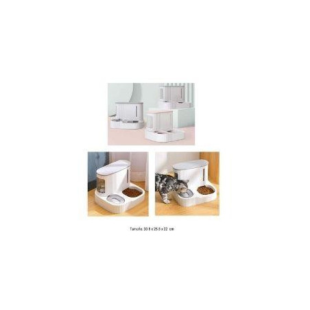DISPENSADOR DE AGUA Y COMIDA TOWER