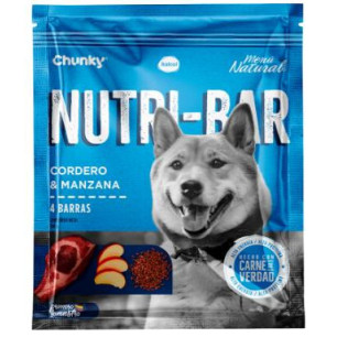 CHUNKY NUTRI-BAR CORDERO MANZANAX 150gr