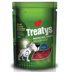 SNACK TREATYS BEEF FLAVOR KABOBS X 200 g