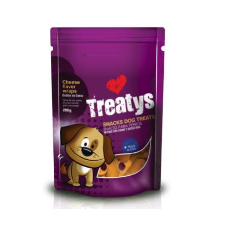 SNACK TREATYS CHEESE FLAVOR WRAPS X UND