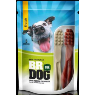 SNACK BR FOR DOG BRUSH X 3 UND