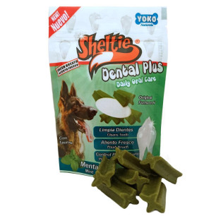 SHELTIE SNACK MENTA DENTAL PLUS X 85 gr