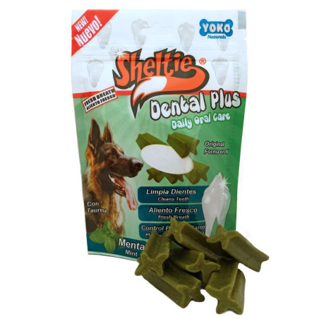 SHELTIE SNACK MENTA DENTAL PLUS X 85 gr