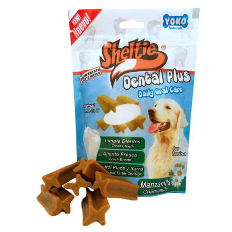 SHELTIE SNACK MANZANILLA DENTAL X 85 gr