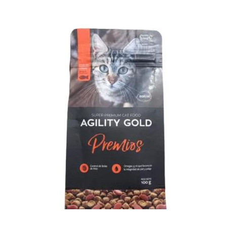 AGILITY GOLD PREMIOS GATOS  X 100 gr