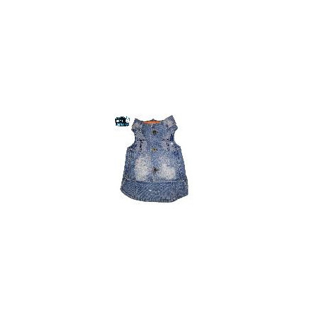 CHALECO EN JEAN TONO MEDIO T M