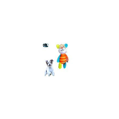 JUGUETE PELUCHE OSO MULTICOLOR 18X11 cm