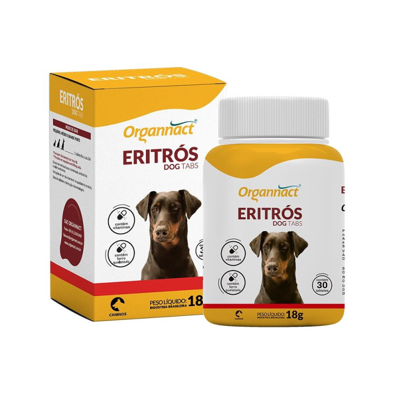 ERITROS DOG X TABS 18 gr ERITROS DOG X TABS 18 gr