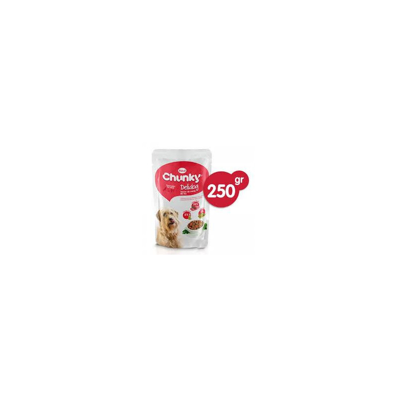CHUNKY DELIDOG TROZOS DE CARNE X 250 gr CHUNKY DELIDOG TROZOS DE CARNE X 250 gr