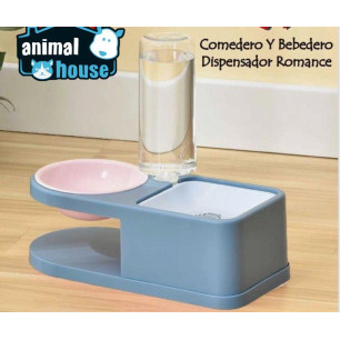 COMEDERO Y BEBEDERO DISPENSADOR ROMANCE